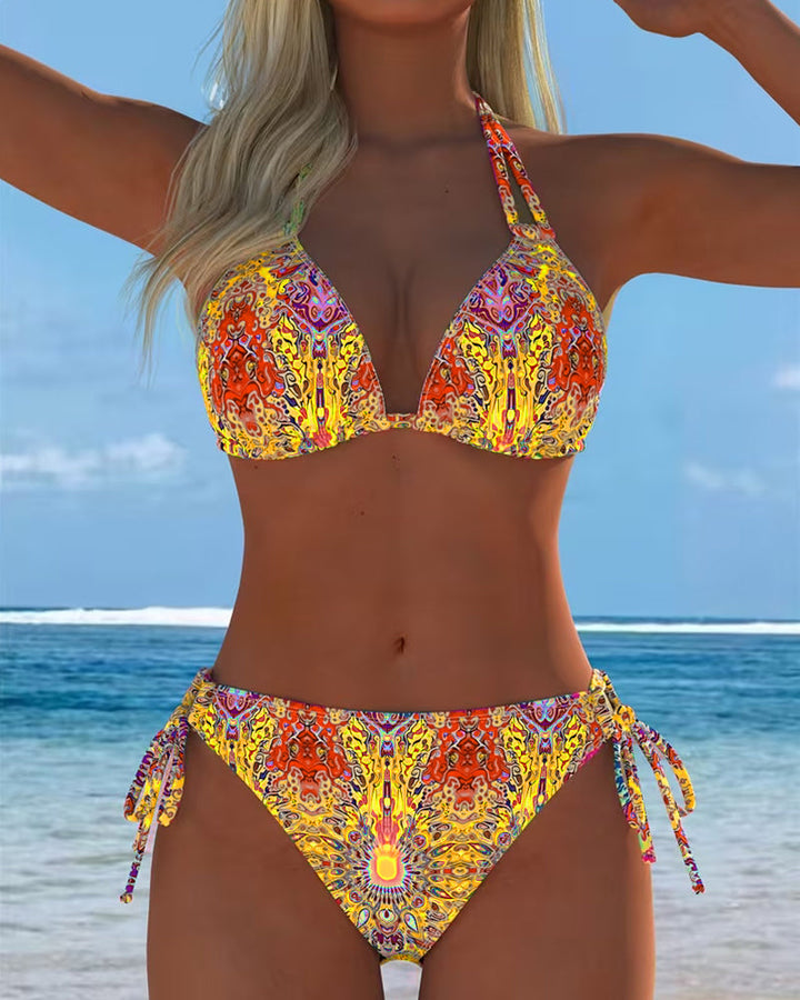 Moda Lusitana - Biquíni Imprimé à Décolleté Halter