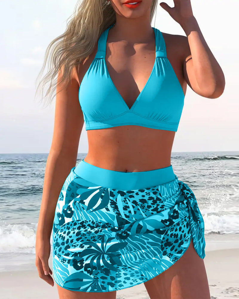 Moda Lusitana - Bikini avec Jupe à Motifs