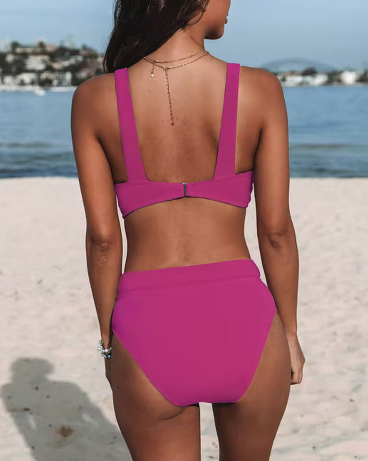 Moda Lusitana - Élégant Bikini Taille Haute