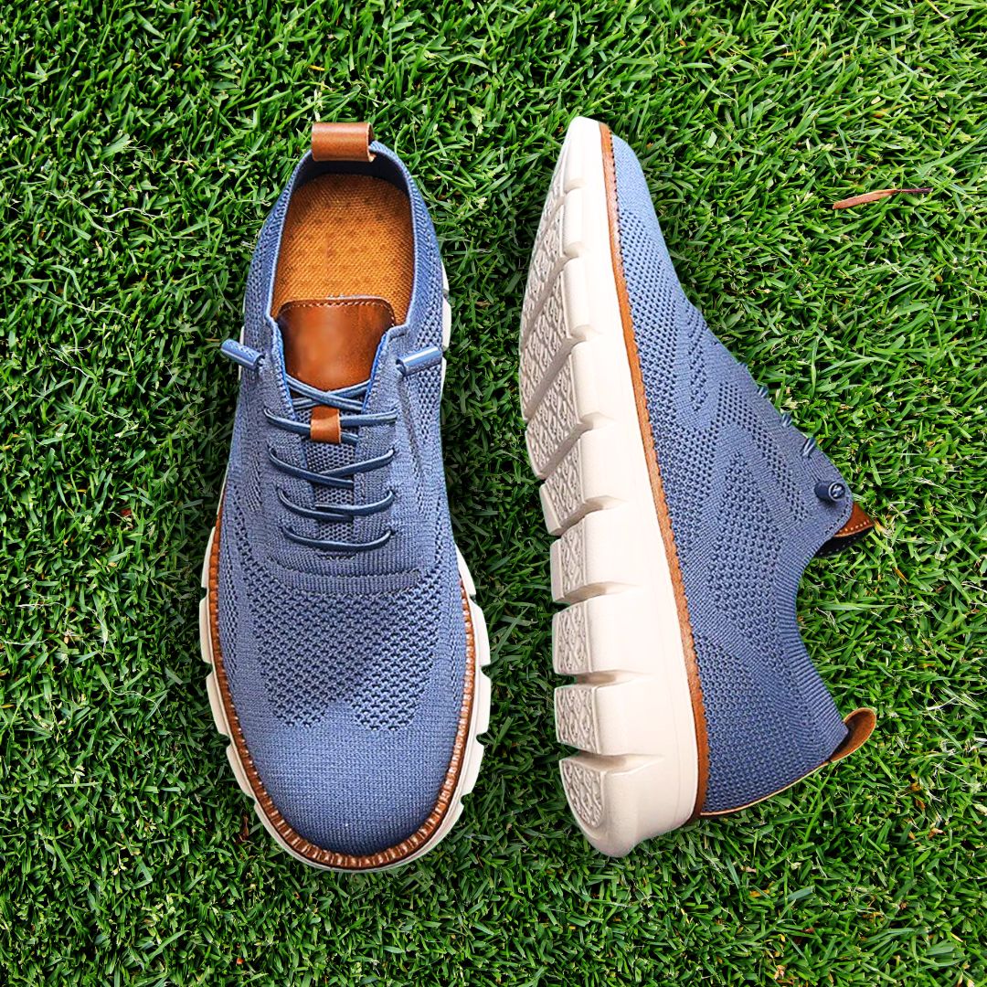 Chaussures Ultra-Confort Respirantes : Bleu-Blanc