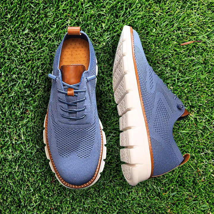 Chaussures Ultra-Confort Respirantes : Bleu-Blanc