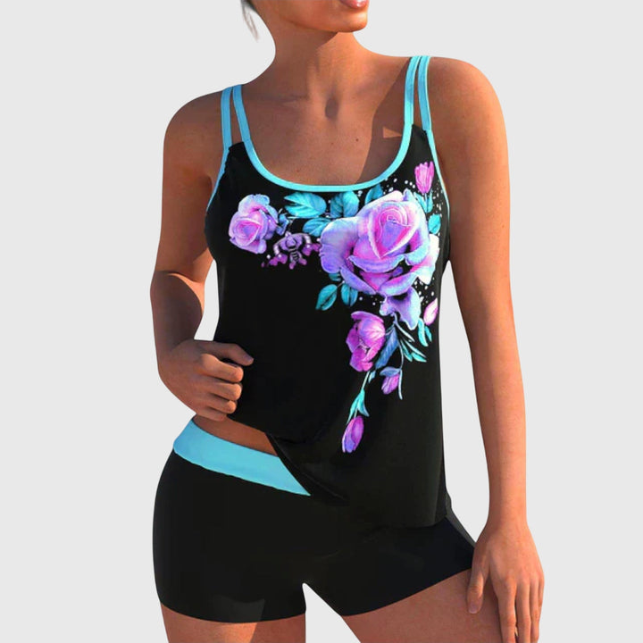 Moda Lusitana - Ensemble Tankini Floral avec Short