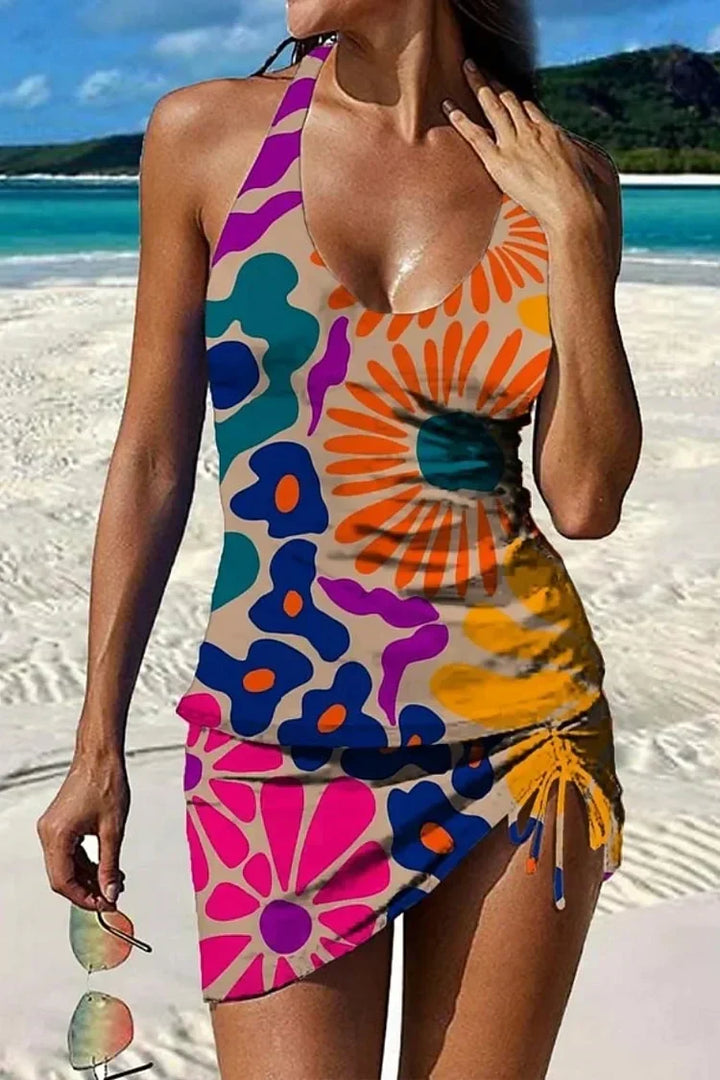 Moda Lusitana - Graphical Tankini Set