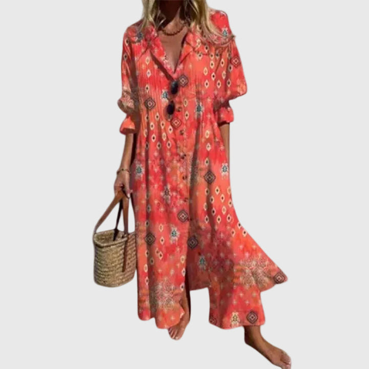 Zaria | Élégante Robe Bohème Longue