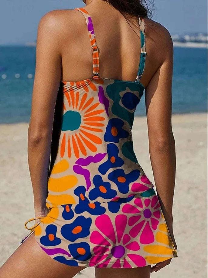 Moda Lusitana - Graphical Tankini Set