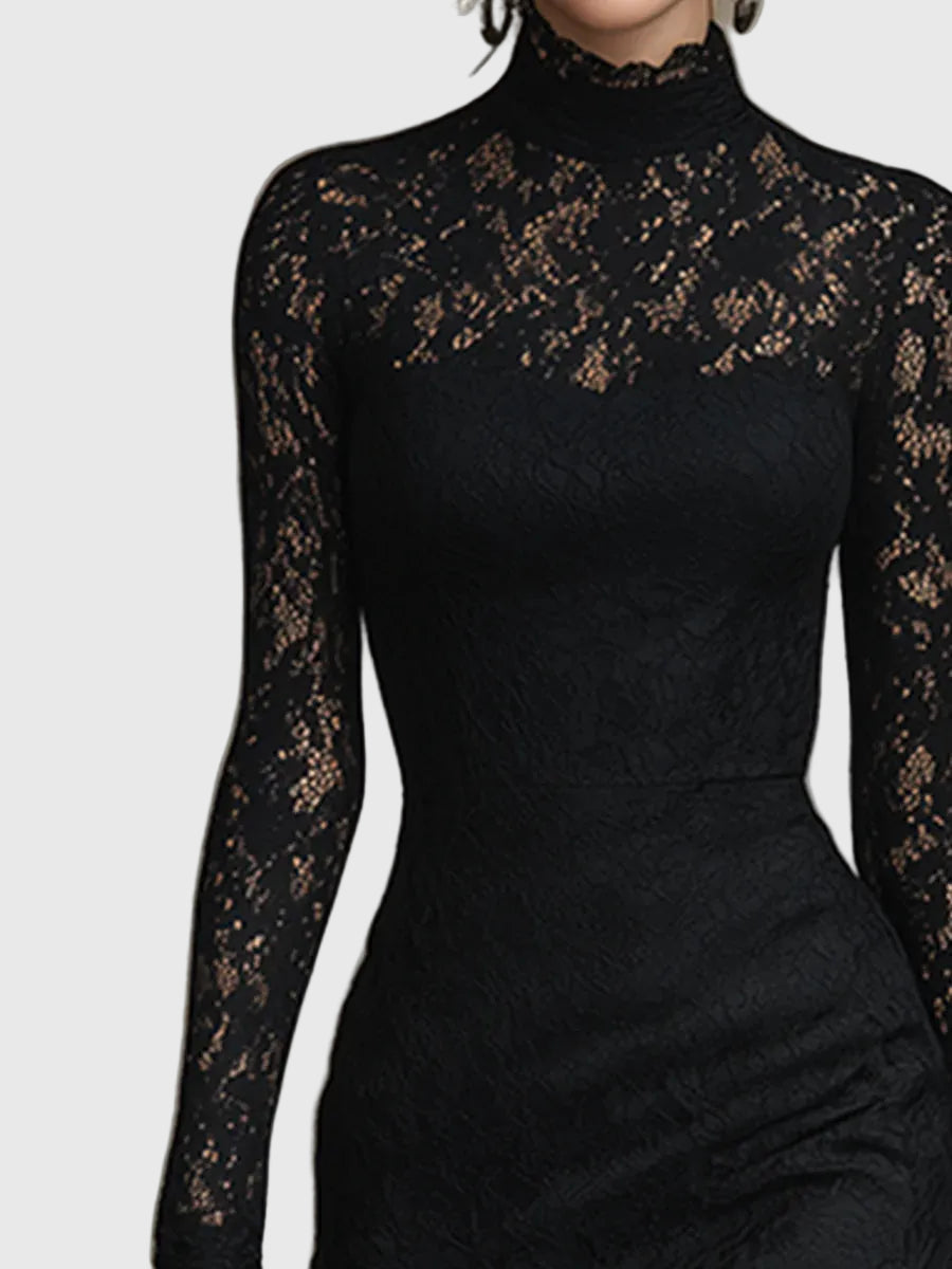 Monica | Long Flowing Dress with Embroidery