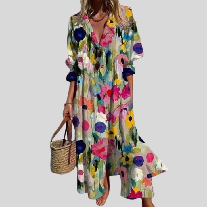 Zaria | Élégante Robe Bohème Longue