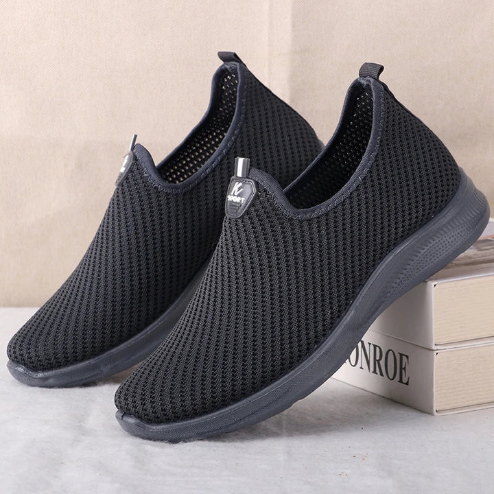 Chaussures Ultra-Confort Respirantes : Noires — Soulagement