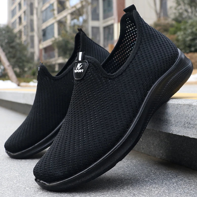 Chaussures Ultra-Confort Respirantes : Noires — Soulagement