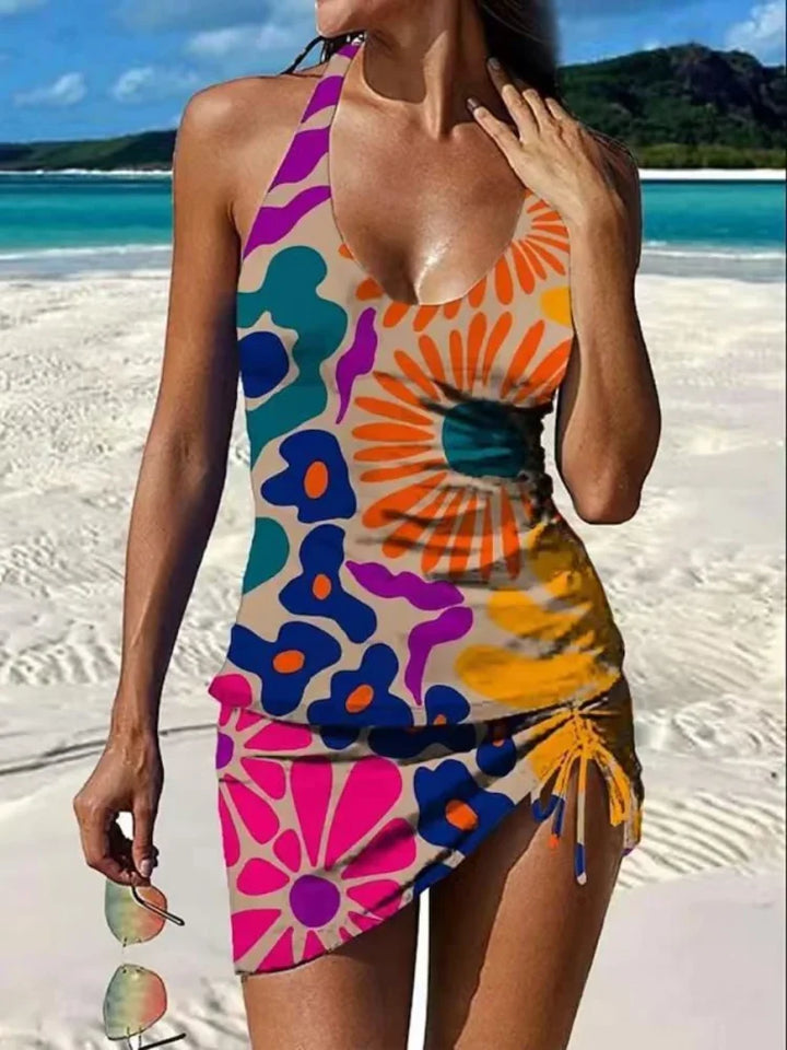 Moda Lusitana - Graphical Tankini Set