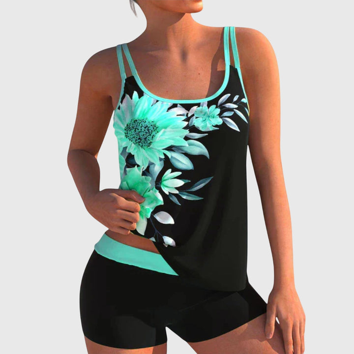 Moda Lusitana - Ensemble Tankini Floral avec Short