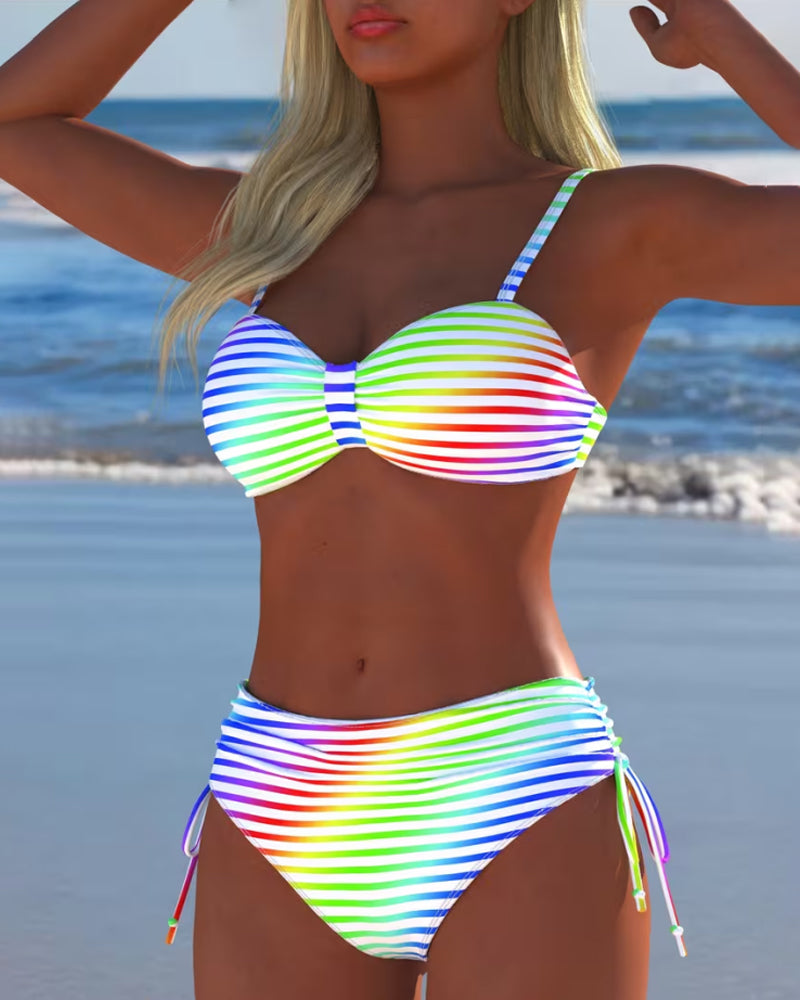 Moda Lusitana - Rayé Bikini d'Été
