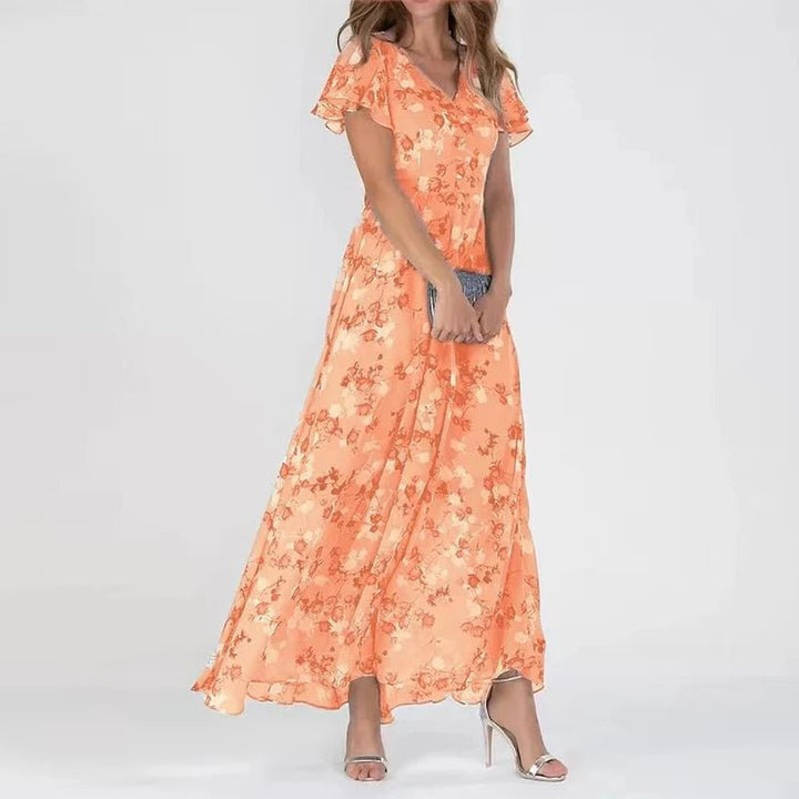 ZURI | Élégante Robe Courte Fluide avec Effet Affinant
