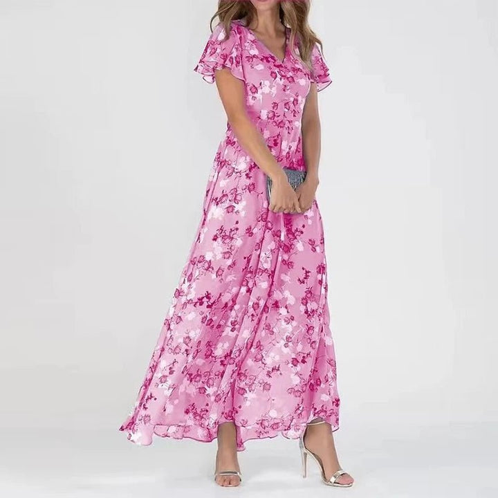 ZURI | Élégante Robe Courte Fluide avec Effet Affinant