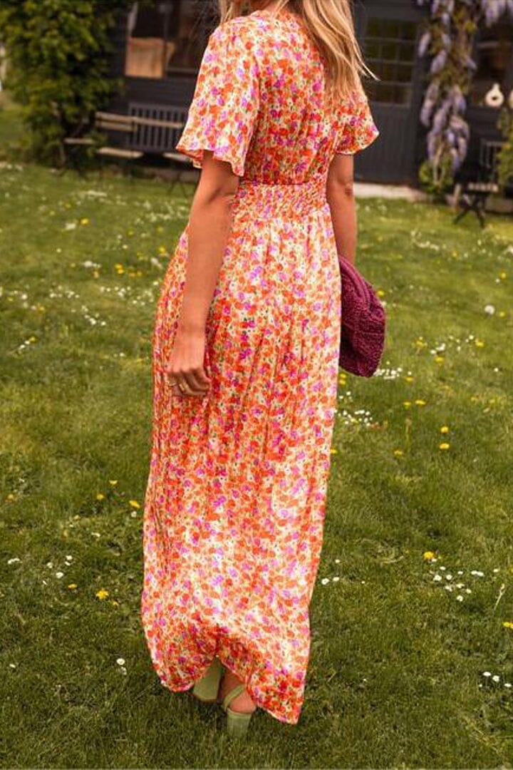 Amélie™ | Robe longue élégante avec décolleté en V